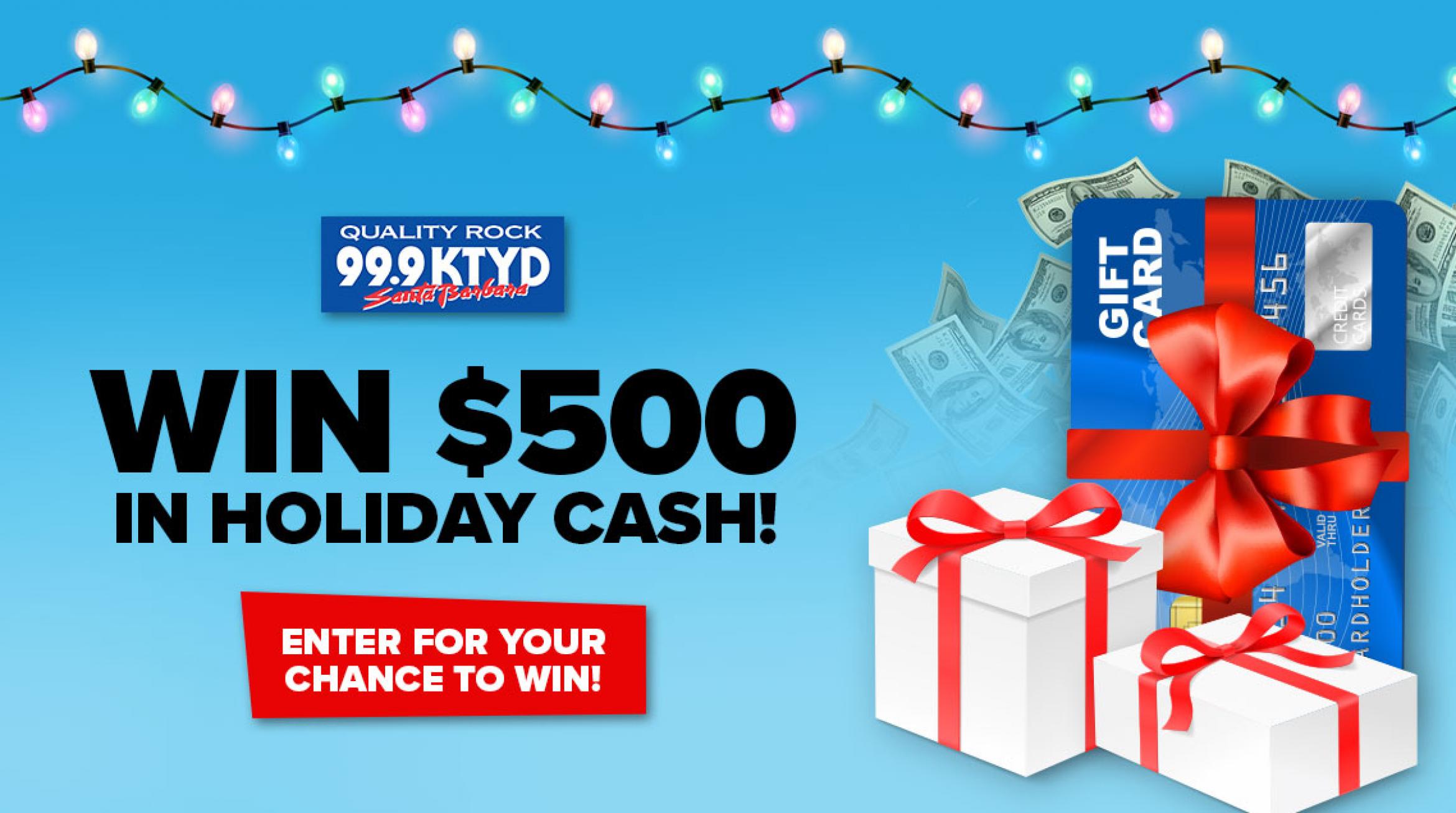 Promo Holiday Cash Giveaway KTYD