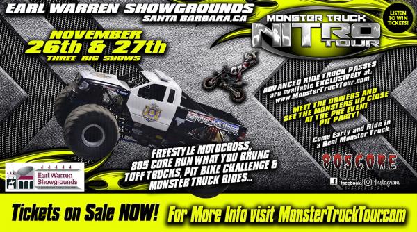 Monster Truck Nitro Tour 2023 Sweepstakes